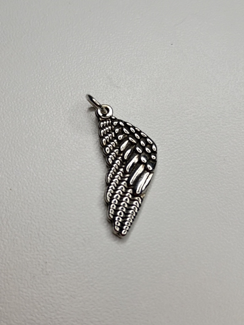 Silver Wing Charm Pendant - Silver